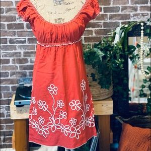 Max Studio embroidered dress